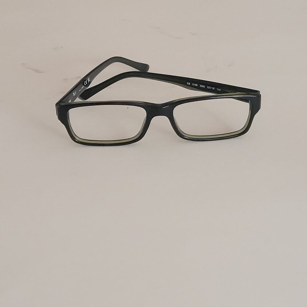 Ray-Ban Optics RB5169-2383 Unisex Polished Black On Transparent Eyeglasses Frame